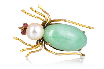 Lot 418 - GEM SET INSECT BROOCH