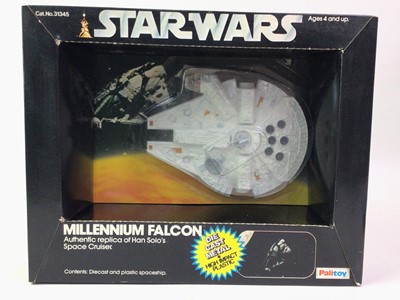 Lot 189 - PALITOY STAR WARS MILLENNIUM FALCON DIECAST AND PLASTIC SPACESHIP