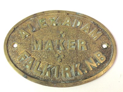 Lot 332 - GROUP OF SAFE MANUFACTURERS NAME PLATES