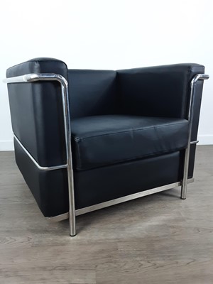 Lot 281 - LE CORBUSIER STYLE LC2 ARMCHAIR