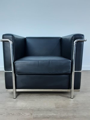 Lot 281 - LE CORBUSIER STYLE LC2 ARMCHAIR