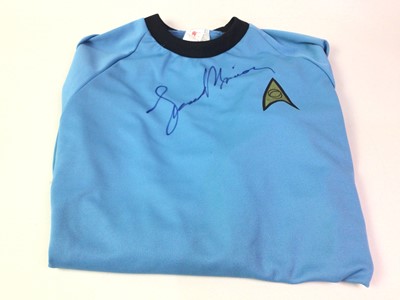 Lot 200 - SIGNED LEONARD NIMOY LONG SLEEVED SHIRT