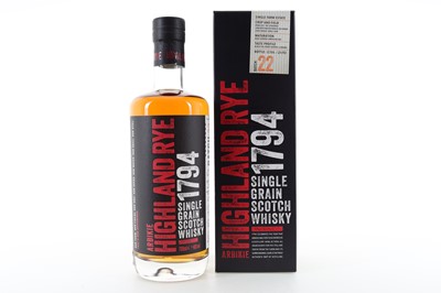 Lot 18 - ARBIKIE HIGHLAND RYE BATCH #22