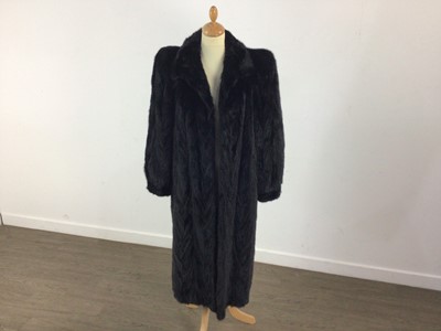 Lot 315 - TWO FUR JACKETS AND A FUR COAT