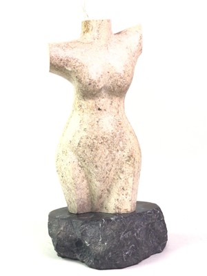 Lot 186 - CONTEMPORARY MARBLE SCULPTURE