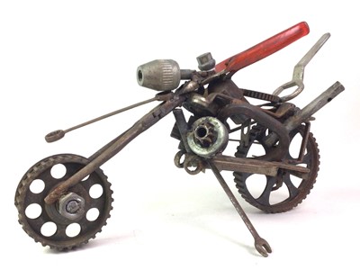 Lot 187 - CONTEMPORARY MODEL OF A MOTORCYCLE