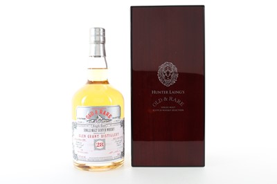 Lot 22 - GLEN GRANT 1994 28 YEAR OLD HUNTER LAING OLD & RARE