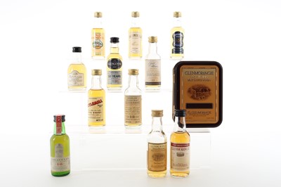 Lot 61 - 11 SINGLE MALT WHISKY MINIATURES