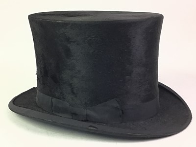 Lot 191 - VICTORIAN TOP HAT BY VICTOR JAY AND COY