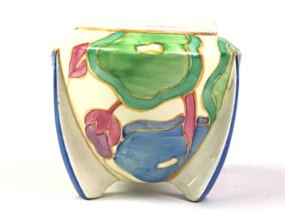 Lot 225 - CLARICE CLIFF BIZARRE FANTASQUE PRESERVE POT