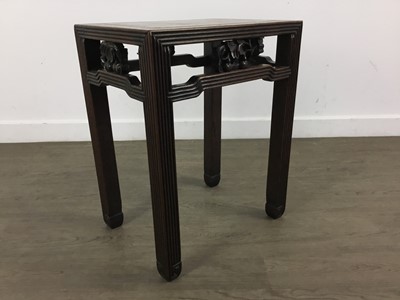 Lot 1213 - CHINESE HARDWOOD OCCASIONAL TABLE