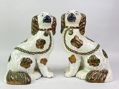 Lot 355 - PAIR OF WALLY DOGS