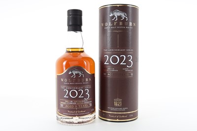 Lot 55 - WOLFBURN 2013 9 YEAR OLD SINGLE CASK #691 ANNIVERSARY SERIES 2023