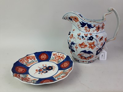 Lot 401 - VICTORIAN IRONSTONE JUG