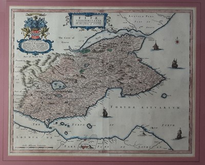 Lot 258 - 17TH CENTURY MAP OF FIFE