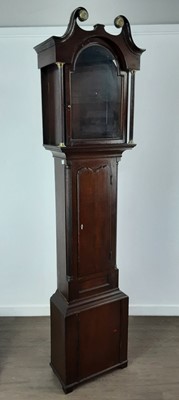 Lot 1045 - LATE VICTORIAN LONGCASE CLOCK