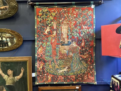 Lot 1407 - FRANKLIN MINT, REPRODUCTION WOVEN TAPESTRY