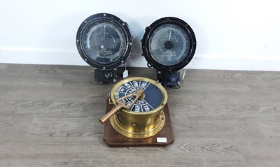 Lot 1046 - PAIR OF ENGINE DIRECTION AND REVOLUTION INDICATOR GAUGES