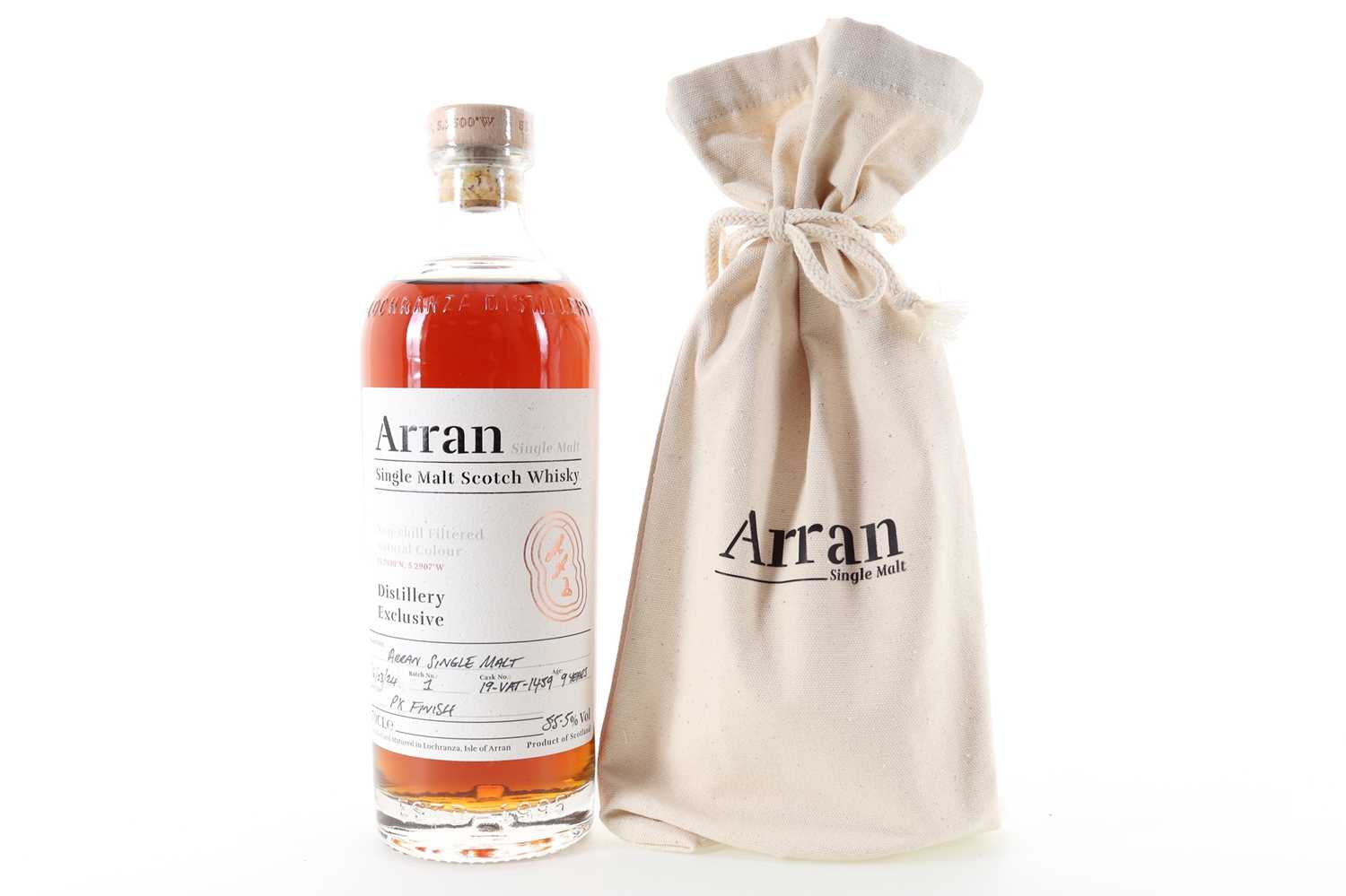 Lot 80 - ARRAN 9 YEAR OLD HAND FILLED BATCH #1 DISTILLERY EXCLUSIVE