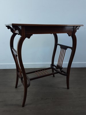 Lot 482 - EDWARDIAN INLAID MAHOGANY INLAID OCCASIONAL TABLE