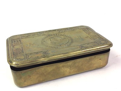 Lot 521 - TWO WWI CHRISTMAS TINS