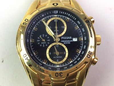 Lot 488 - GENT'S PULSAR CHRONOGRAPH WATCH