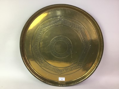 Lot 426 - TWO BRASS TRAYS