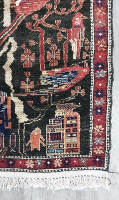 Lot 1398 - PICTORIAL EASTERN RUG