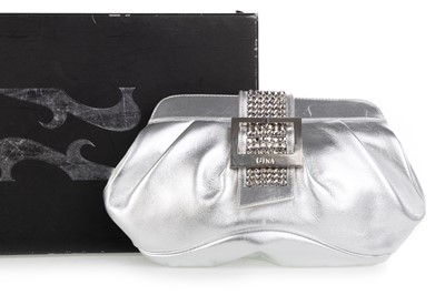 Lot 827 - GINA OF LONDON, LADY'S 'SILVER MIST' EVENING BAG