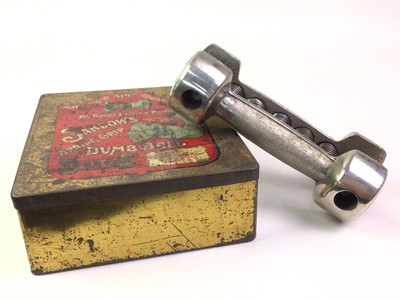 Lot 595 - SANDOW'S SPRING GRIP DUMB-BELL SET