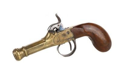 Lot 11 - CANNON BARREL PERCUSSION POCKET PISTOL