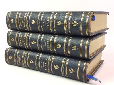 Lot 573 - COLLECTION OF ROBERT BURNS BOOKS