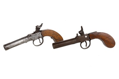 Lot 20 - TWO PERCUSSION PISTOLS