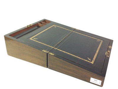 Lot 616 - WALNUT LAP DESK