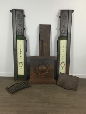 Lot 444 - SCOTTISH ART NOUVEAU FIREPLACE