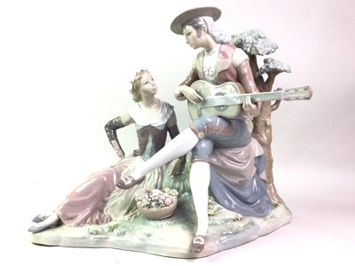 Lot 626 - LARGE LLADRO FIGURE GROUP