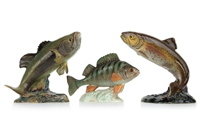 Lot 1416 - BESWICK, GROUP OF FIVE FISH