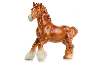 Lot 1453 - BESWICK HORSE FIGURE