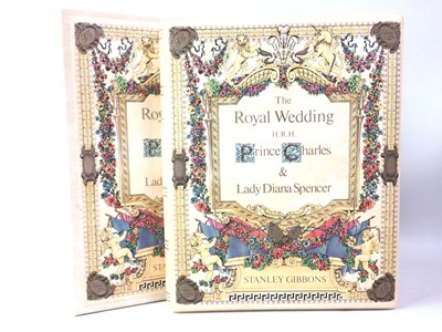 Lot 581 - FIVE ROYAL WEDDING STAMP ALBUMS