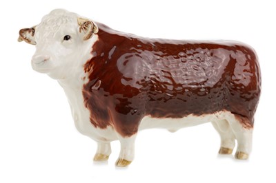 Lot 1472 - BESWICK BULL MONEY BANK FIGURE