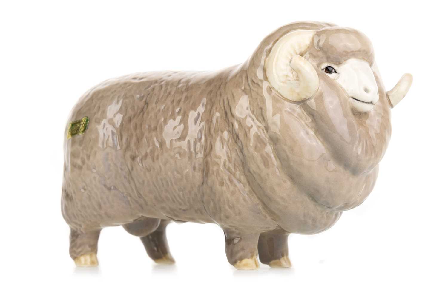 Lot 1474 - BESWICK RAM FIGURE