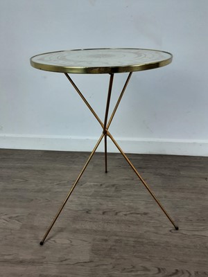 Lot 709 - MID CENTURY CIRCULAR SIDE TABLE