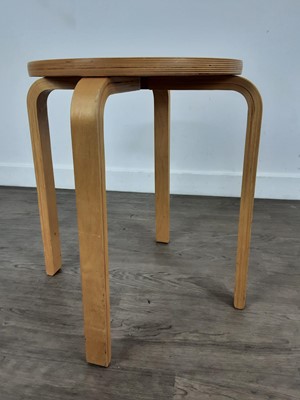 Lot 710 - SET OF SIX BENTWOOD STOOLS