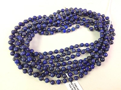 Lot 463 - LAPIS LAZULI NECKLACE