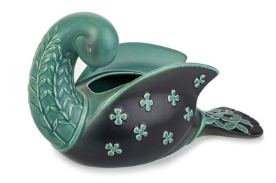 Lot 1483 - KATHI URBACH FOR BESWICK, STYLISED BIRD PLANTER