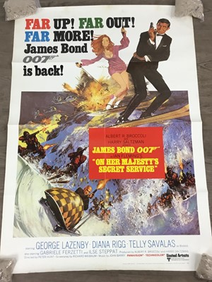 Lot 682 - JAMES BOND, ON HER MAJESTY'S SECRET SERVICE FILM POSTER