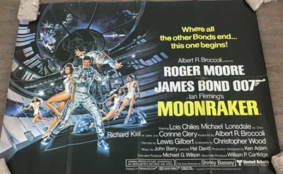 Lot 683 - JAMES BOND, MOONRAKER FILM POSTER