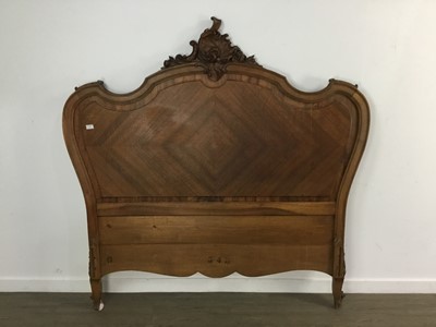 Lot 677 - FRENCH WALNUT DOUBLE BED FRAME