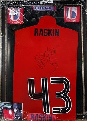 Lot 643 - NICO RASKIN, SIGNED BELGIUM SHIRT