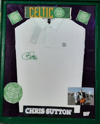 Lot 650 - CHRIS SUTTON, SIGNED CELTIC SHIRT